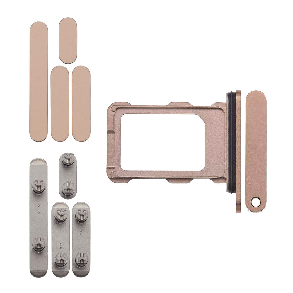Keyset + Simcard Tray - Desert Titanium, For iPhone 16 Pro