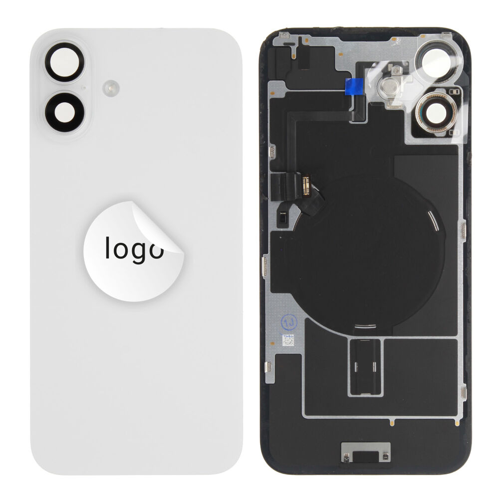 Back Glass (Pulled B) - White, For iPhone 16 Plus