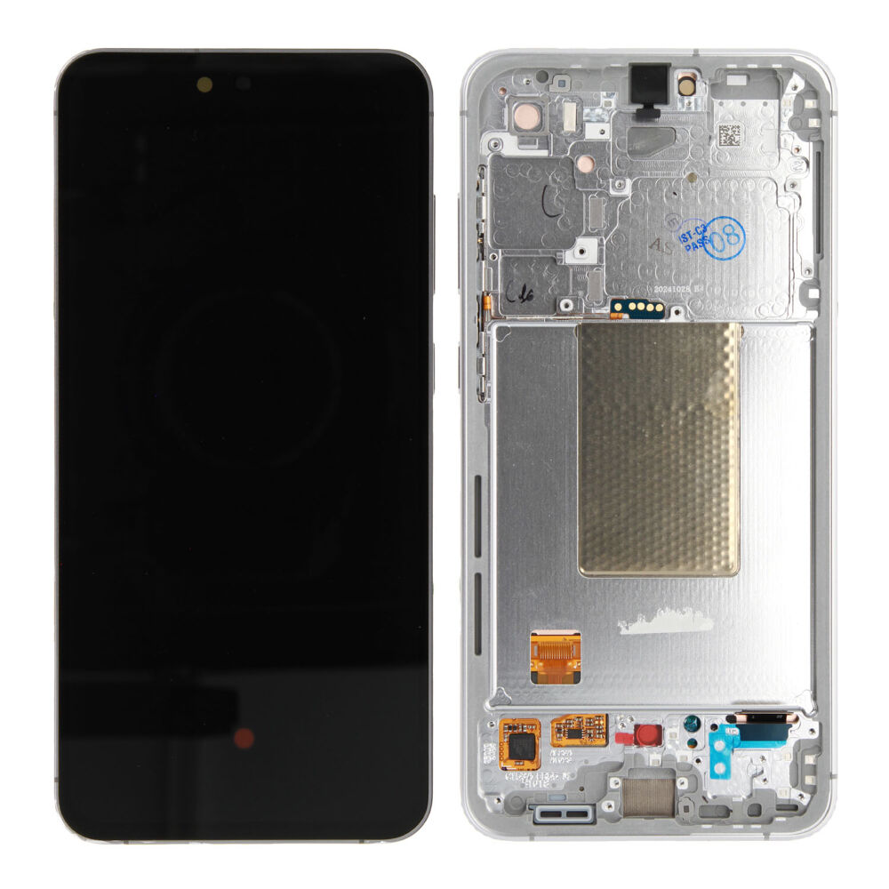 Módulo Pantalla Display incl. pre-assembled frame - Silver, Samsung Galaxy S24 FE; SM-S721 Original Service Pack GH82-35848B