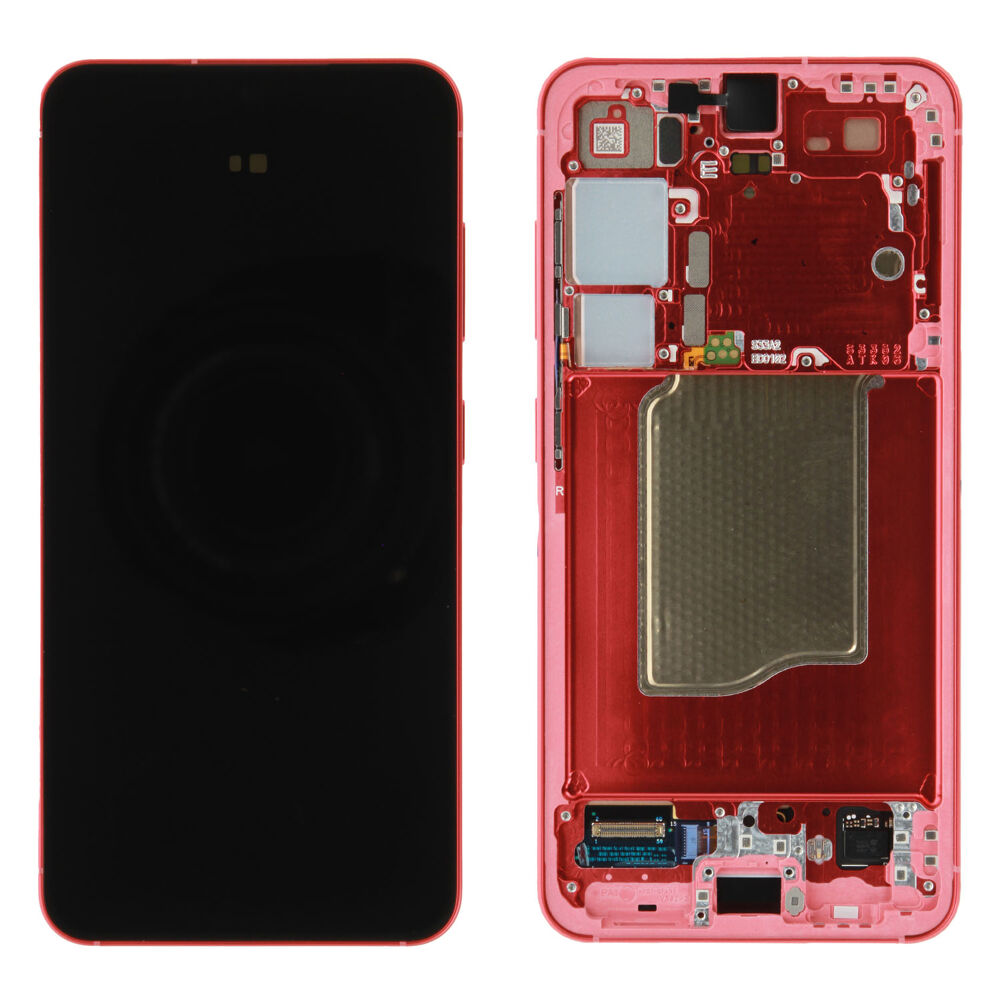 Módulo Pantalla Display incl. pre-assembled frame - Coral Red, Samsung Galaxy S25; SM-S931 Original Service Pack GH82-36329G