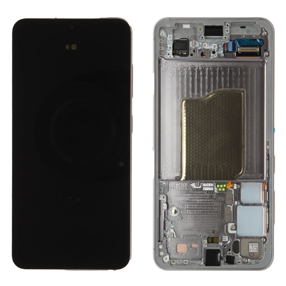 Módulo Pantalla Display incl. pre-assembled frame - Silver Shadow, Samsung Galaxy S25; SM-S931 Original Service Pack GH82-36329A