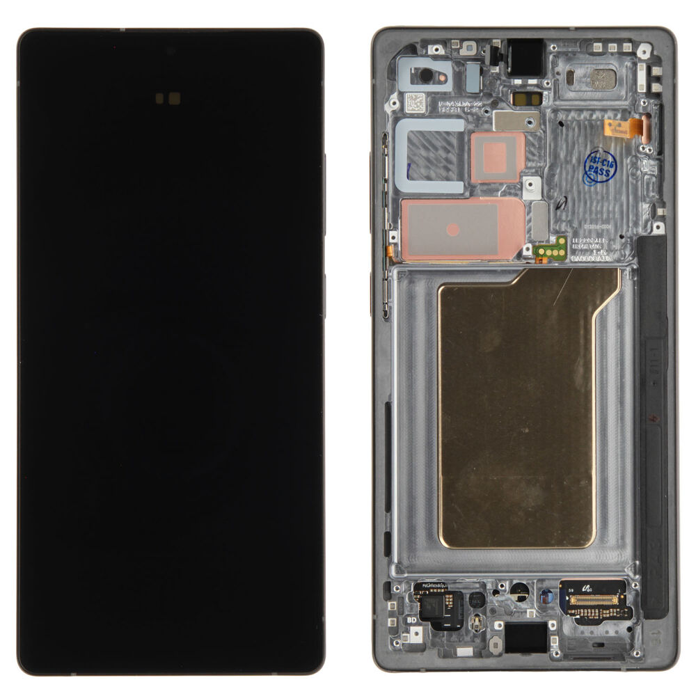 Módulo Pantalla Display incl. pre-assembled frame - Black, Samsung Galaxy S25 Ultra; SM-S938 Original Service Pack GH82-36387D