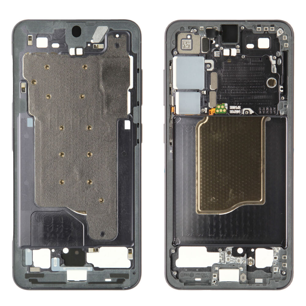 Middle frame (Original) - Black, Samsung Galaxy S25; SM-S931