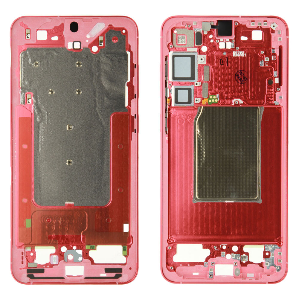 Middle frame (Original) - Coral Red, Samsung Galaxy S25 Plus; SM-S936