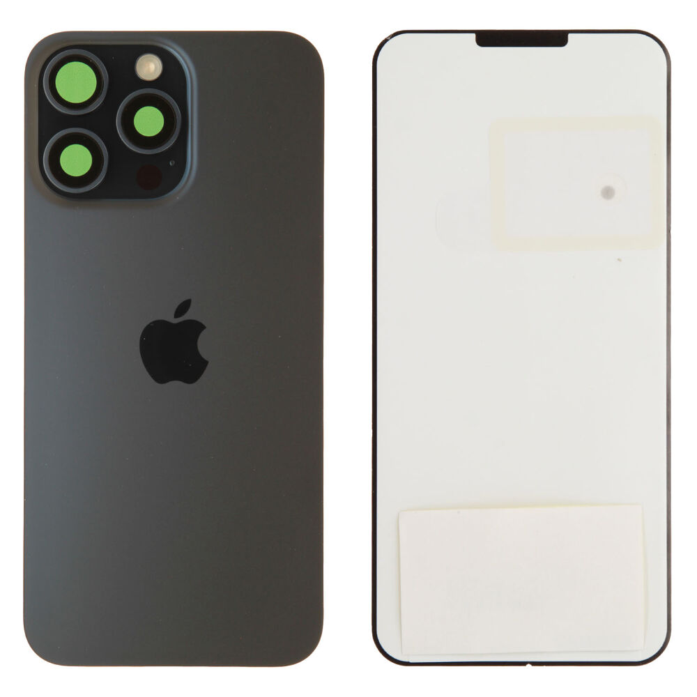 Back Glass (Original) - Blue Titanium, Apple iPhone 15 Pro Max
