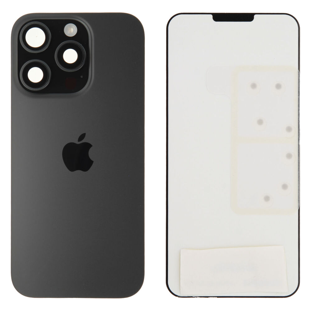 Back Glass (Original) - Black Titanium, Apple iPhone 16 Pro