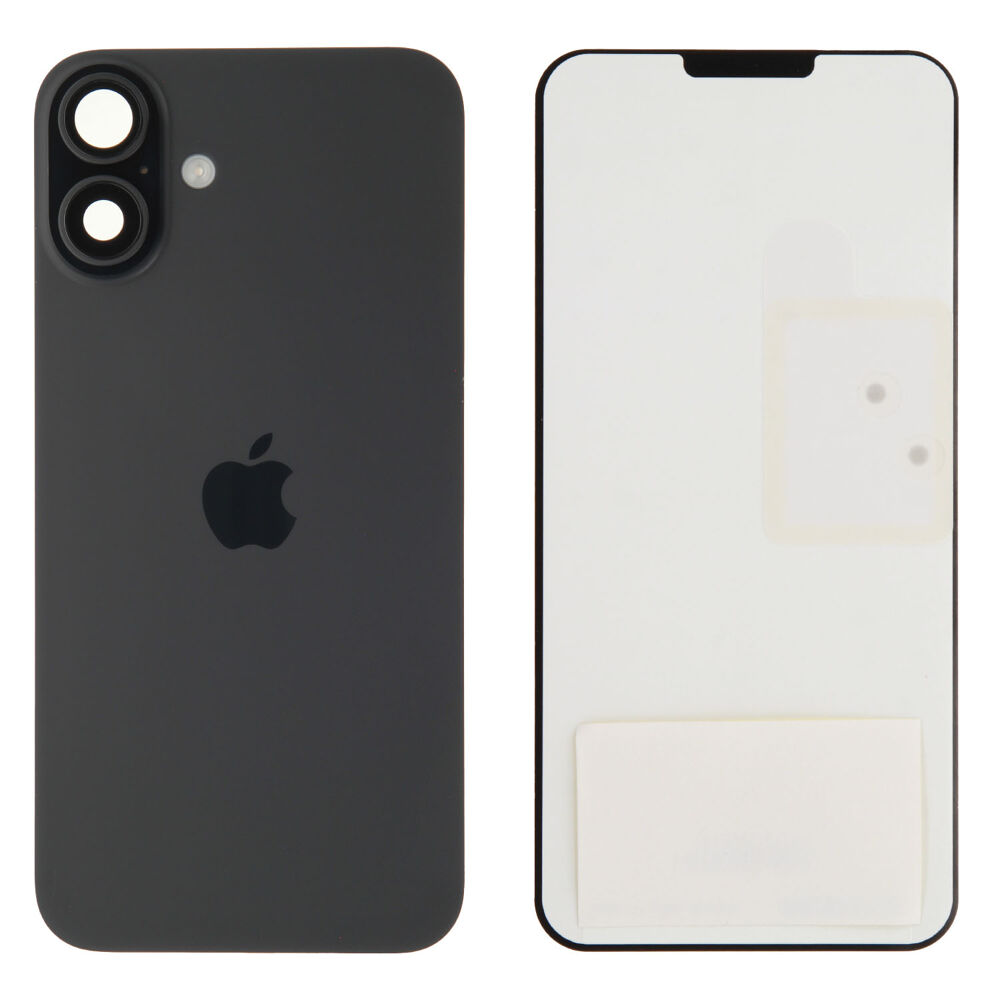 Back Glass (Original) - Black, Apple iPhone 16 Plus