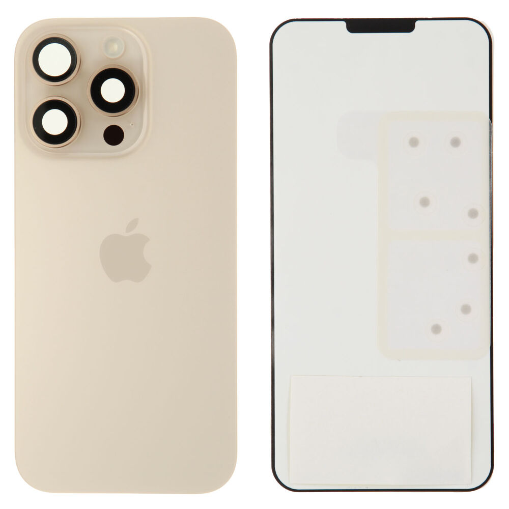 Back Glass (Original) - Desert Titanium, Apple iPhone 16 Pro