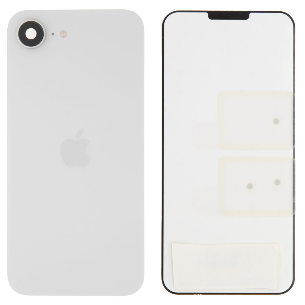 Back glass (Original) - White, Apple iPhone 16e