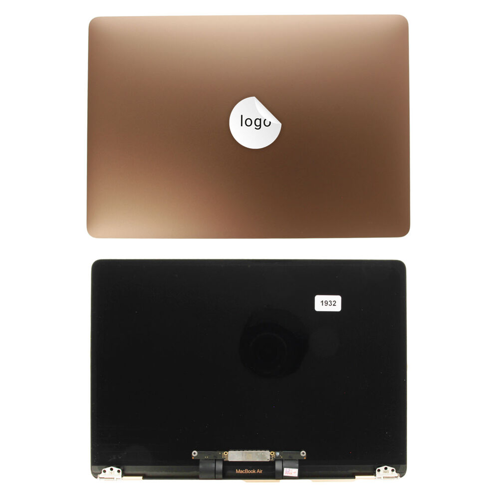Display with Rear Cover (Pulled) - Gold, For MacBook Air 13 (2018); A1932