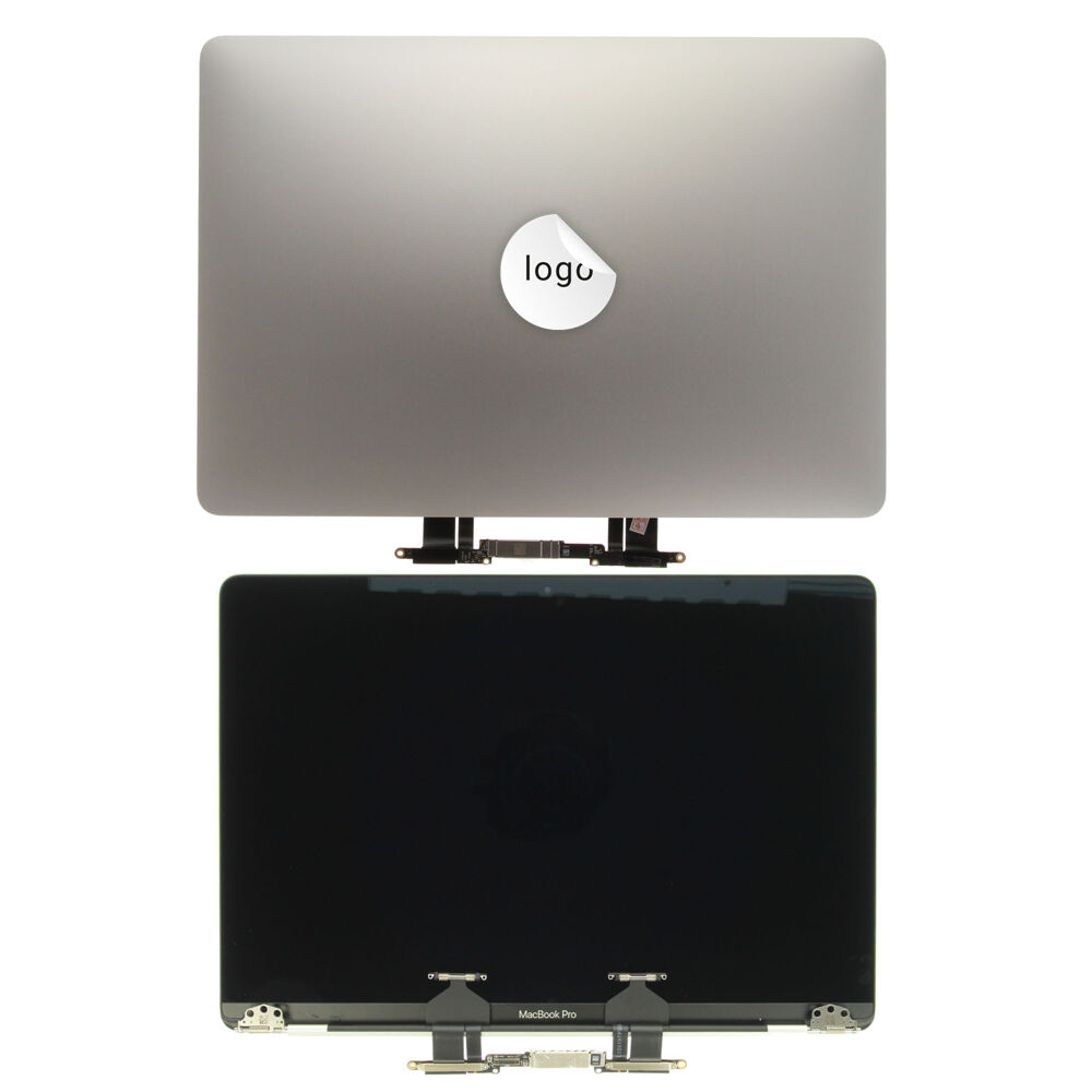 Display with Rear Cover (Pulled) - Silver, For MacBook Pro 13 (2018); A1989