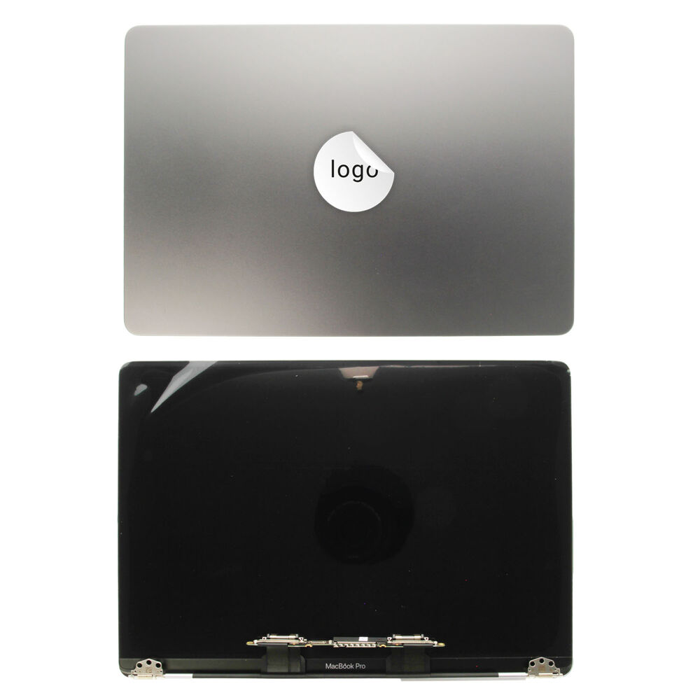 Display with Rear Cover (Factory std.) - Space Gray, For MacBook Pro 13 (2020); A2338