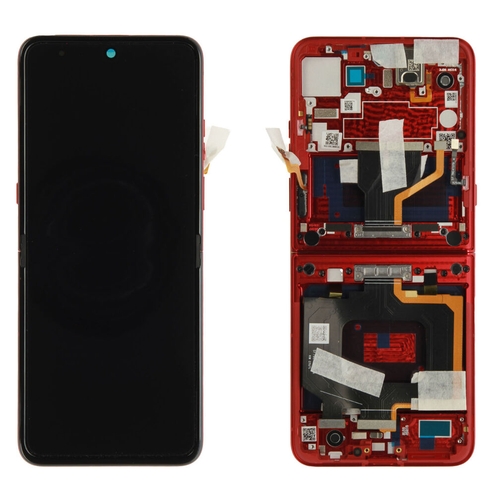 Display main (Original) - Red, Motorola Razr 60 Ultra; XT2551