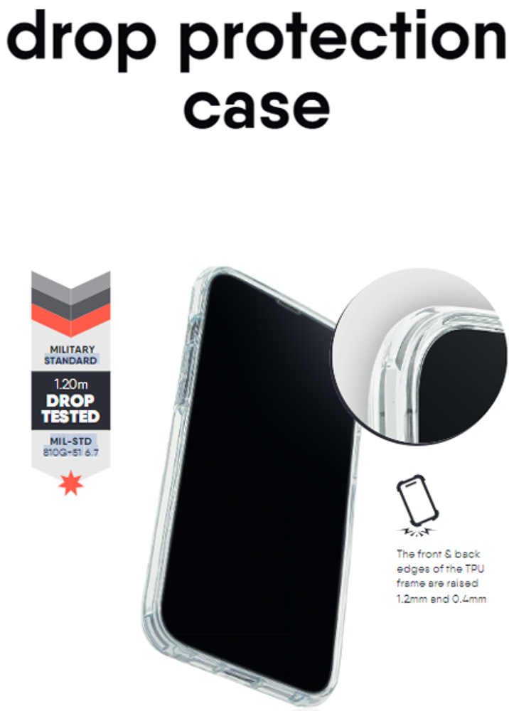 Drop Protection Case - Clear, Apple iPhone 17 Pro