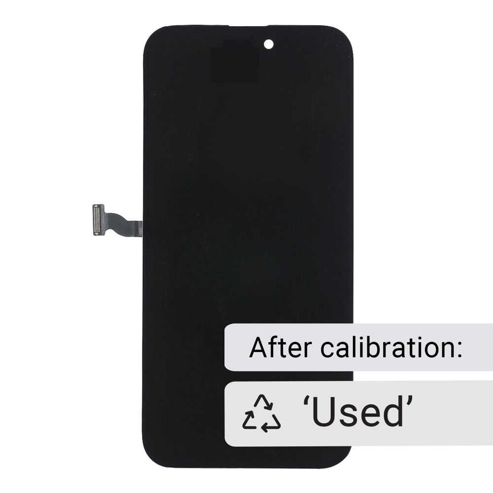 Display with original front flex cable 'Used' on >iOS18 (Refurb soft ), For iPhone 14 Pro