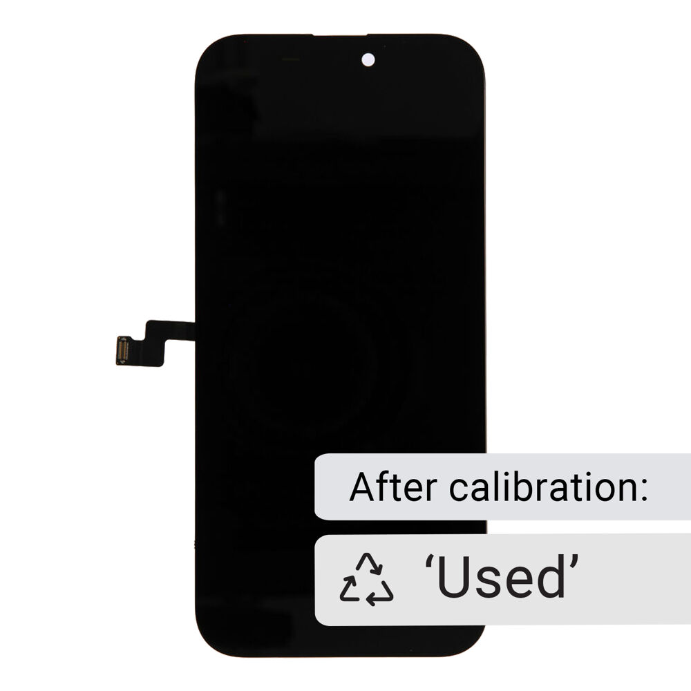 Display with original front flex cable 'Used' on >iOS18 (Refurb soft ), For iPhone 16 Pro Max