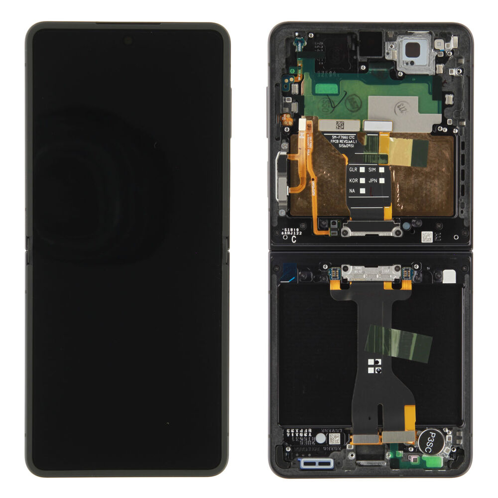 Módulo Pantalla Display (Original) - Black, Samsung Samsung Galaxy Z Flip7; SM-F766 Original Service Pack GH82-37581C