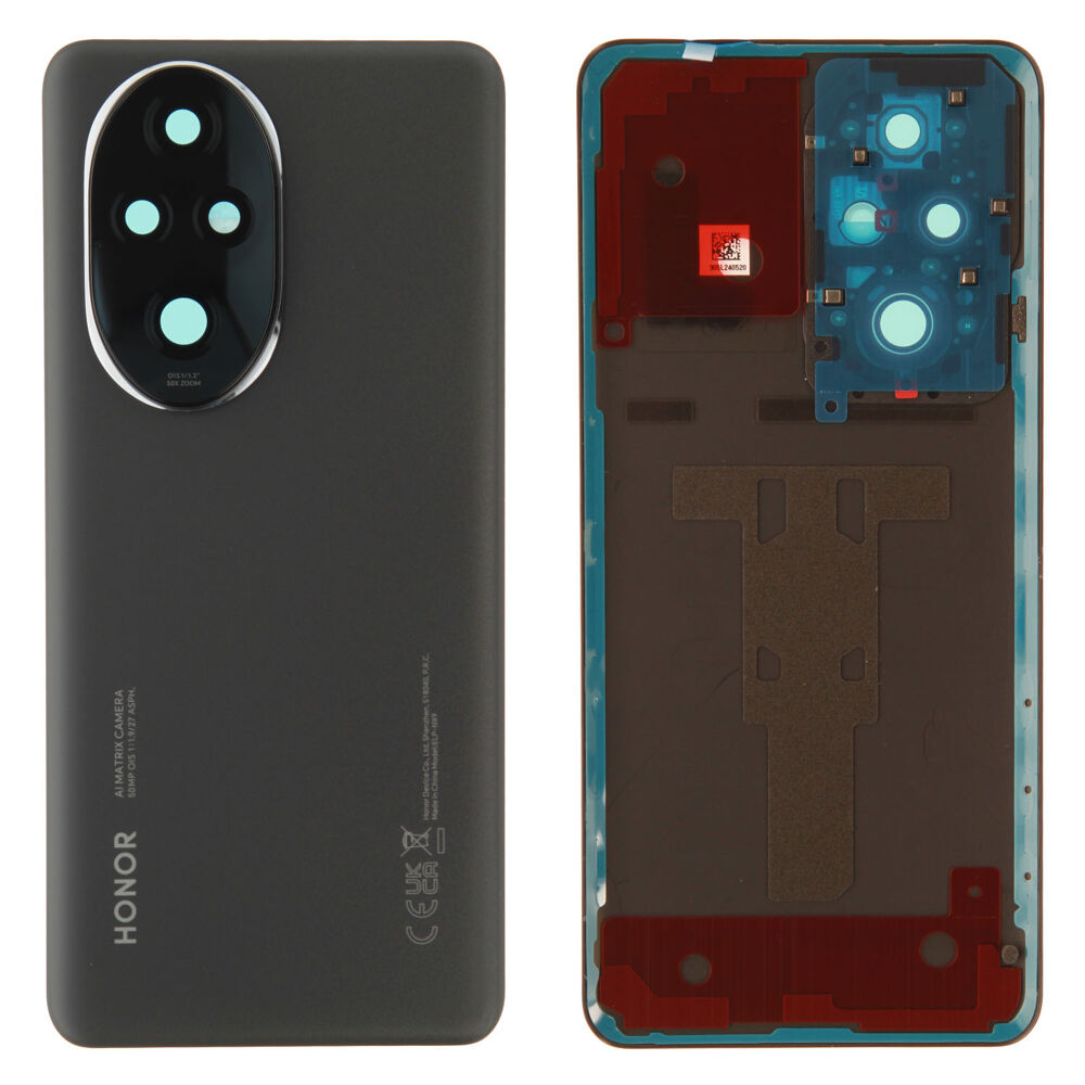 Módulo Pantalla Back Glass (Original) - Black, Honor 200 Pro Original Service Pack