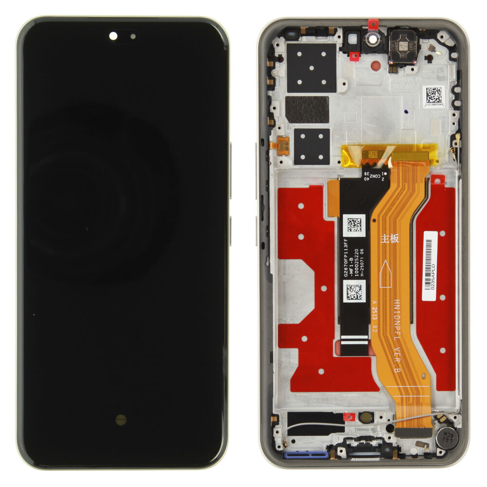 Módulo Pantalla Display incl. frame (Original) - Grey, Honor 400 Pro Original Service Pack