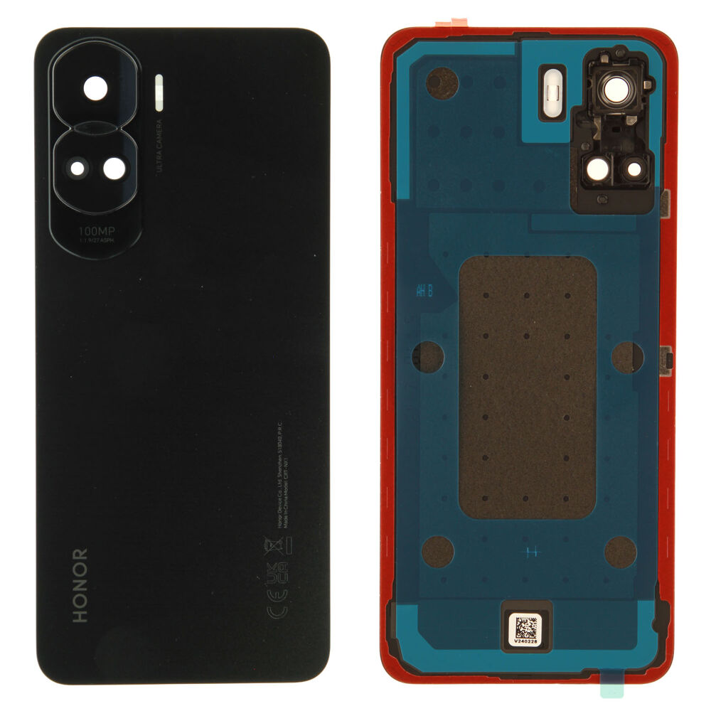 Módulo Pantalla Back Glass (Original) - Black, Honor 90 Lite Original Service Pack