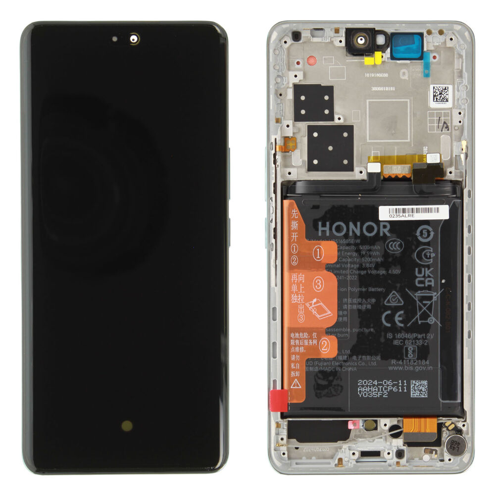 Módulo Pantalla Display incl. frame (Original) - Cyan, Honor 200 Pro Original Service Pack