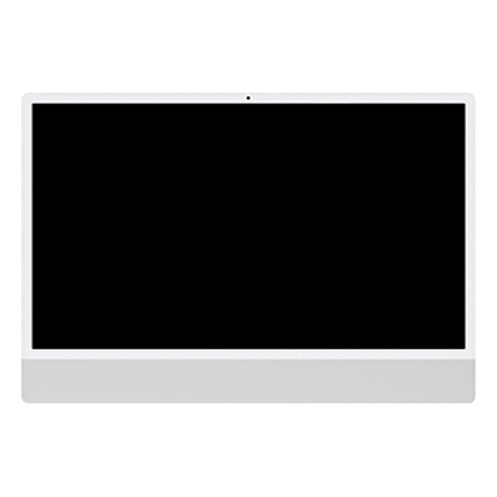 Display incl. frame (Original) - Silver, Apple iMac 24 (4 Ports) (2021) / iMac 24 (2 Ports) (2021)