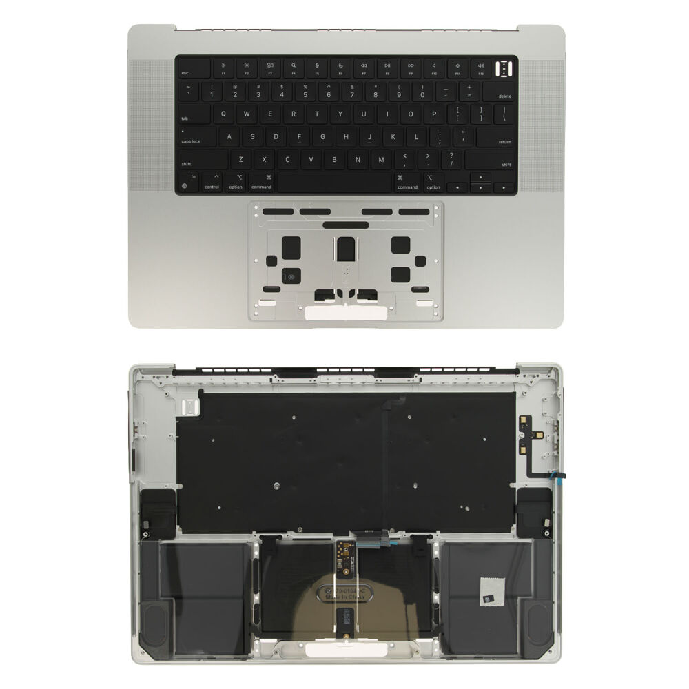 Top Case ANSI en-US incl. Battery - Silver, Apple MacBook Pro 16 (2023)