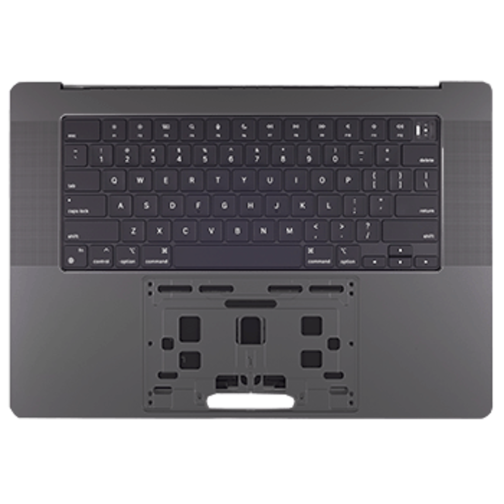 Top Case with Keyboard ANSI US incl. Battery (Original) - Black, Apple MacBook Pro 16 (Nov 2023)