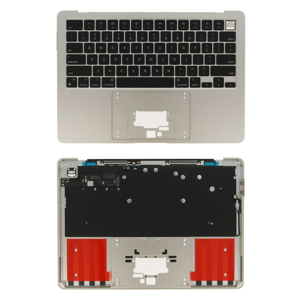 Top Case with Keyboard ANSI US (Original) - Gold, Apple MacBook Air 13 (2024)