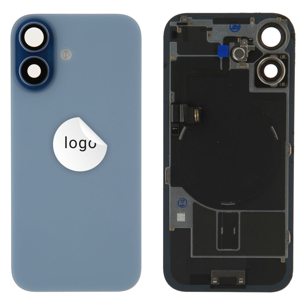Back Glass (Pulled B) - Blue, For iPhone 17