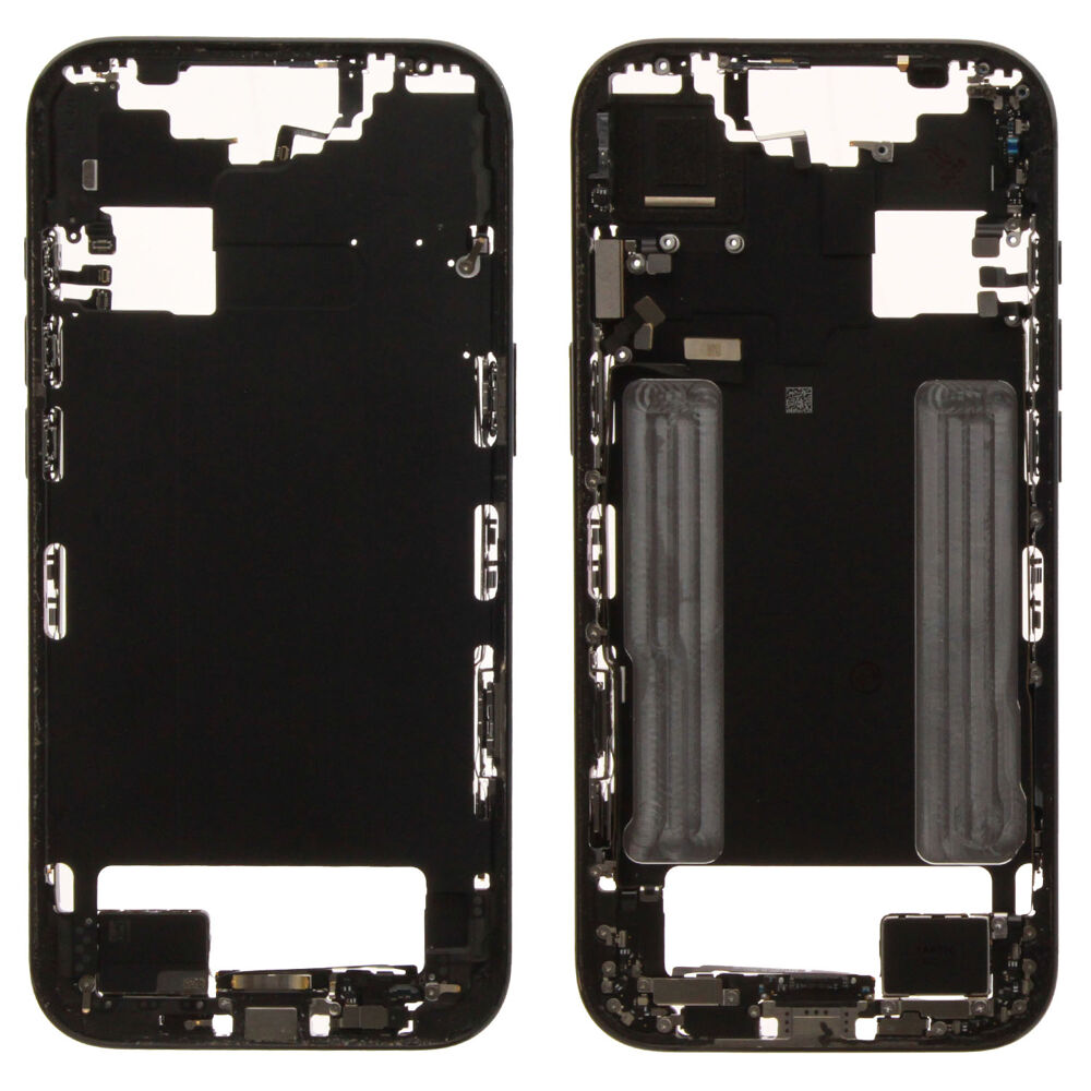 Middle Frame (Pulled A) incl. small parts - Black, For iPhone 17 Air