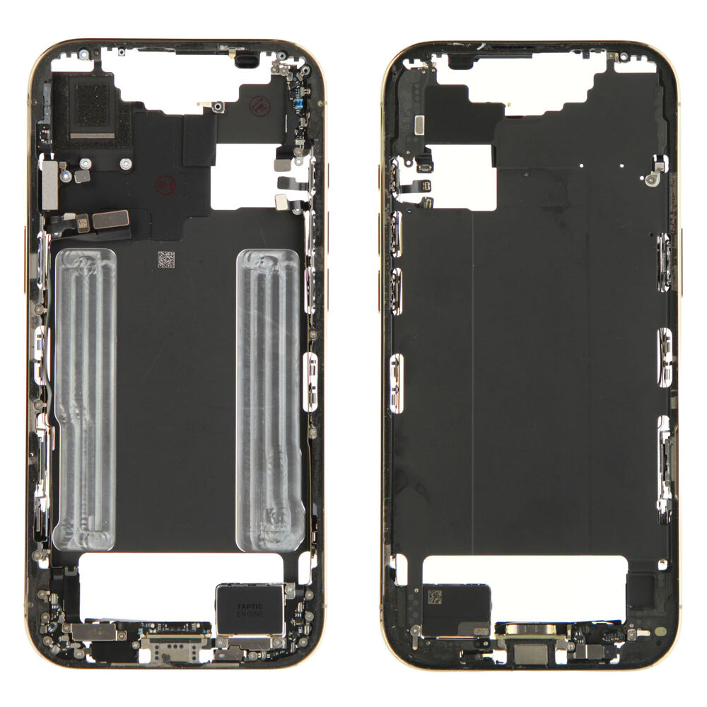 Middle Frame (Pulled A) incl. small parts - Gold, For iPhone 17 Air