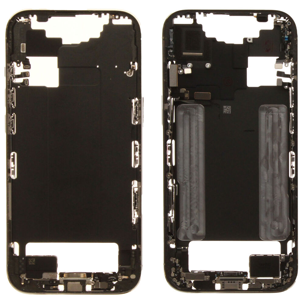 Middle Frame (Pulled B) incl. small parts - White, For iPhone 17 Air