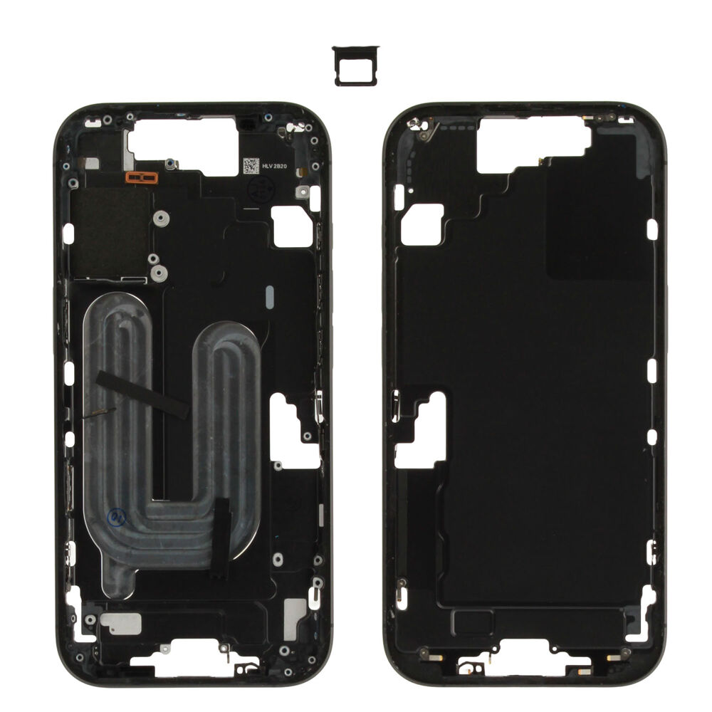 Middle frame (Pulled) - Black, For iPhone 17
