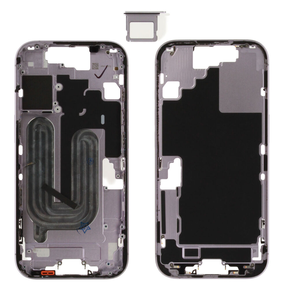 Middle frame (Pulled) - Purple, For iPhone 17