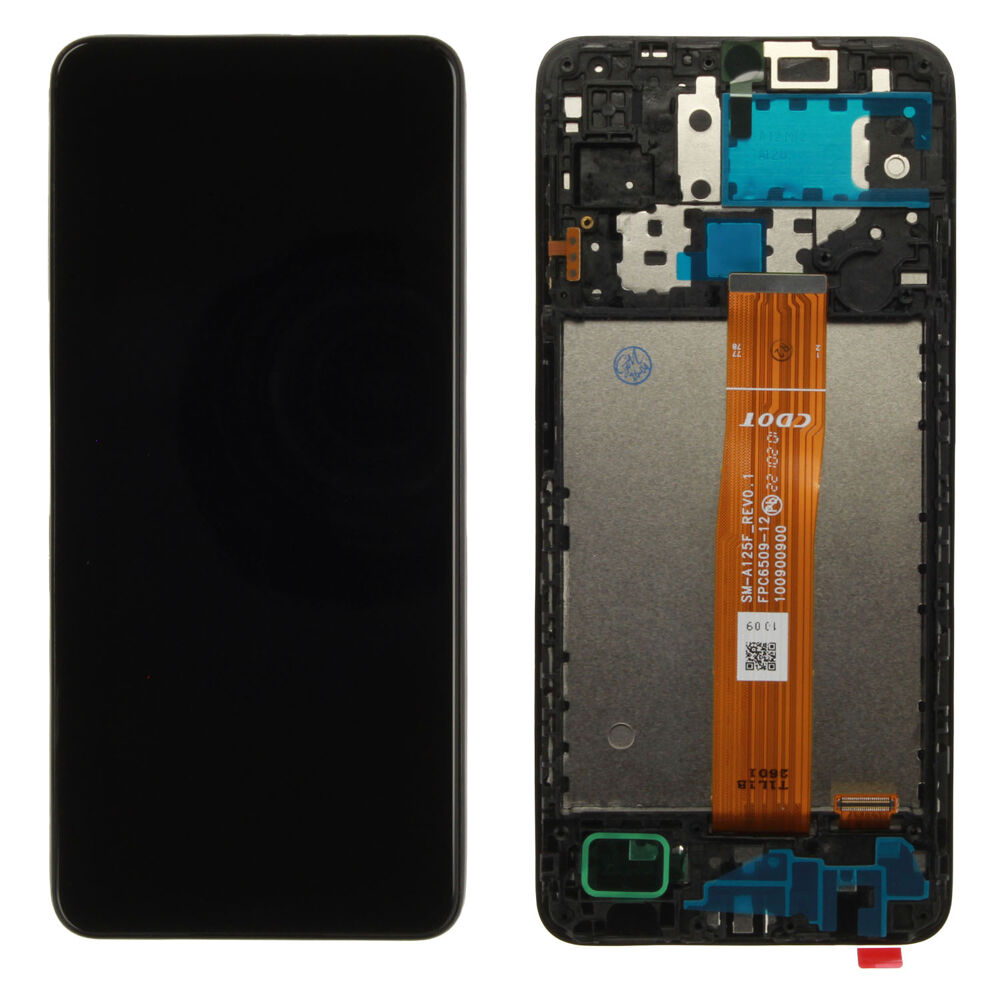 Módulo Pantalla For Galaxy Display (Refurb) - Black, For Samsung Galaxy A12; SM-A125 Original Service Pack GH82-24490A