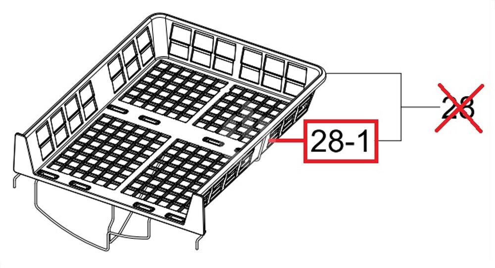 CESTO SCARPE ASCIUGATRICE SAMSUNG DC61-02472A - 3D RICAMBI