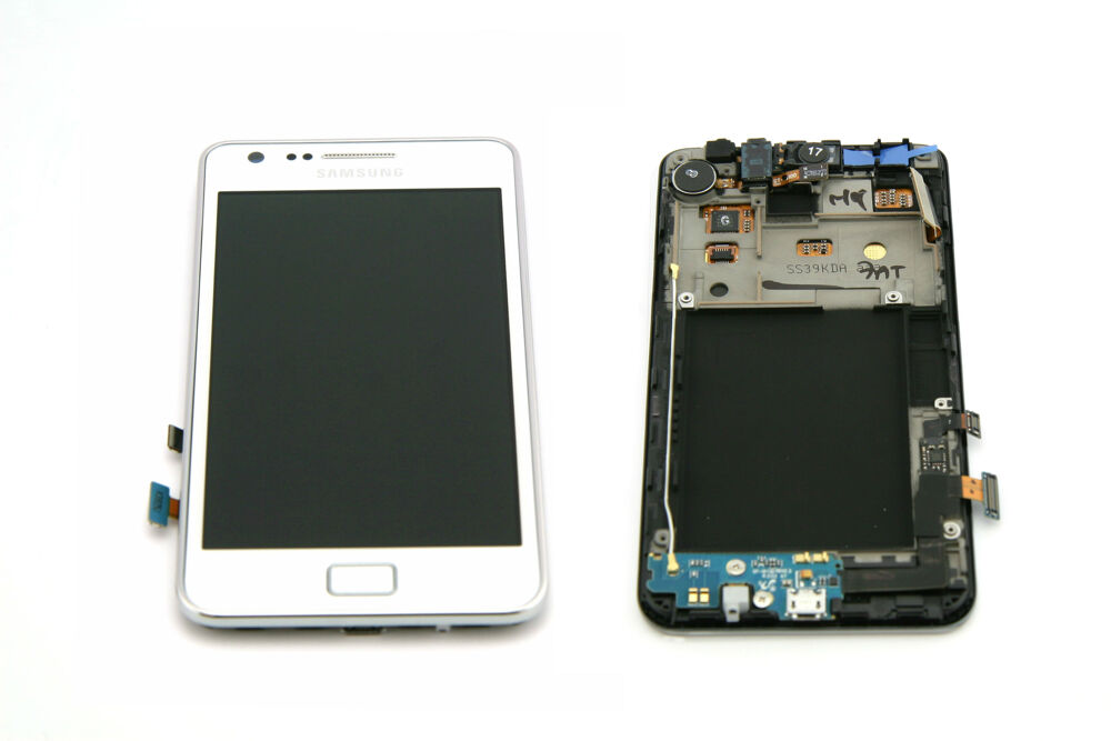 Módulo Pantalla Display excl. adhesive (Original) - White, Samsung Galaxy S2; GT-I910 Original Service Pack GH97-12712A