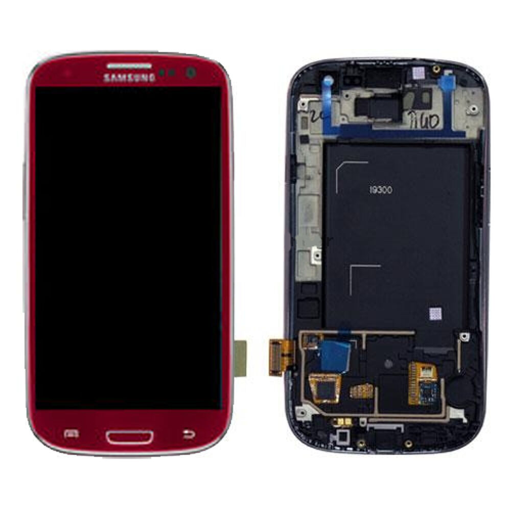 Módulo Pantalla Display excl. adhesive (Original) - Garnet Red, Samsung Galaxy S3; GT-I930 Original Service Pack GH97-13630C