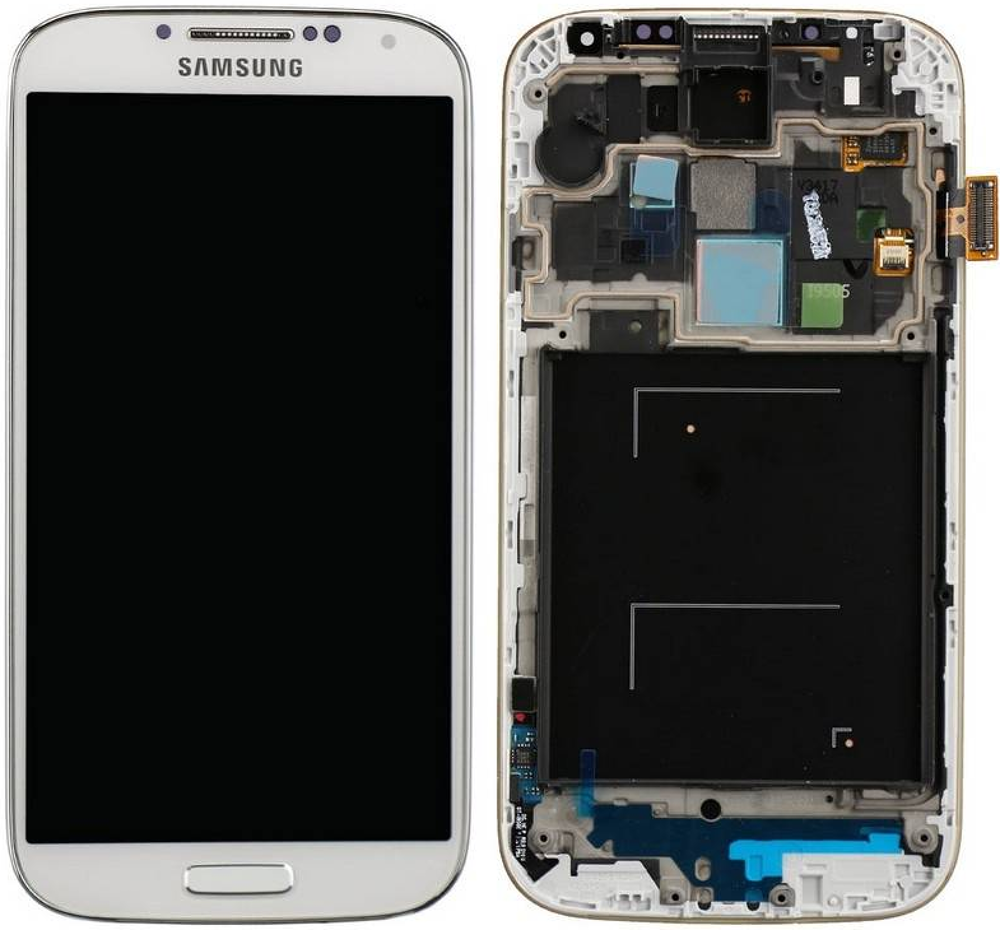 Módulo Pantalla Display excl. adhesive (Original) - White, Samsung Galaxy S4; GT-I9505 Original Service Pack GH97-14655A