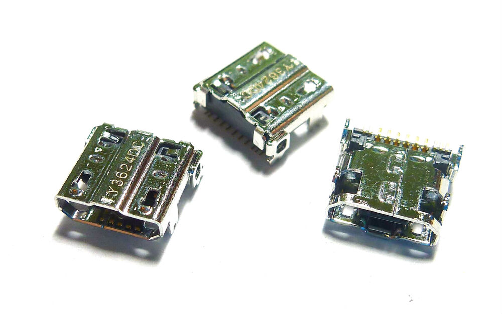 Connector Mini USB - Black, Galaxy Note 2; GT-N7100