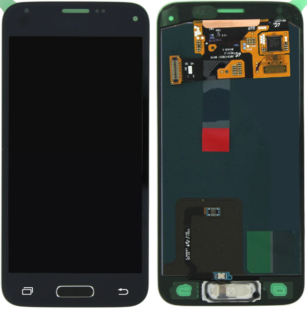 Módulo Pantalla Display incl. adhesive (Original) - Black, Samsung Galaxy S5 mini; SM-G800 Original Service Pack GH97-16147A