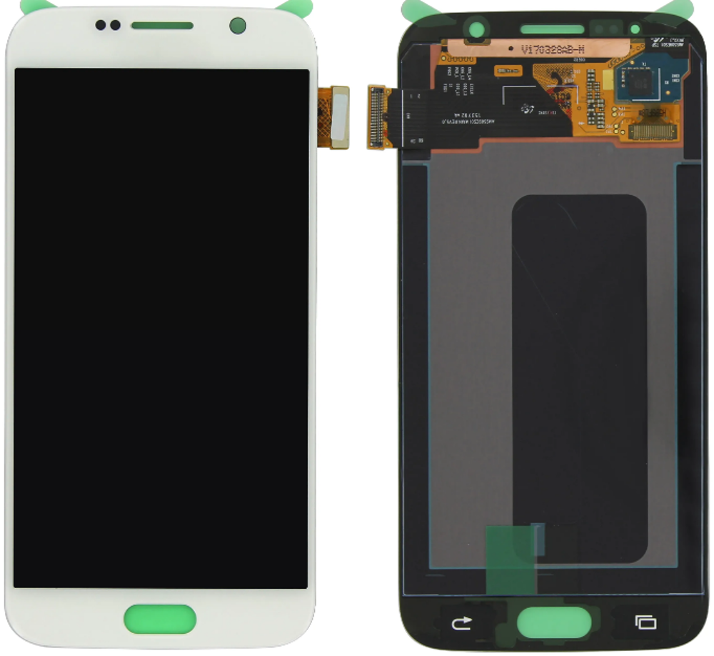 Módulo Pantalla Display incl. adhesive (Original) - White, Samsung Galaxy S6; SM-G920 Original Service Pack GH97-17260B