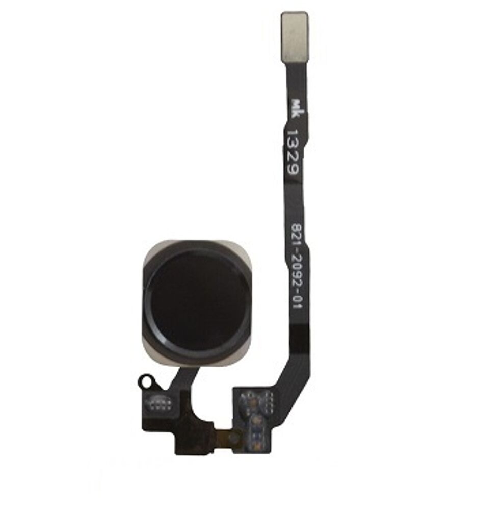 Home Button incl. Flex Cable - Space Grey, for iPhone 5S
