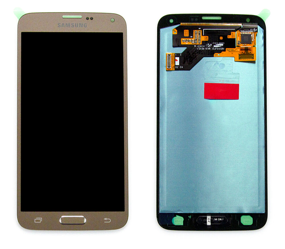 Módulo Pantalla Display incl. adhesive (Original) - Gold, Samsung Galaxy S5 Neo; SM-G903 Original Service Pack GH97-17787B