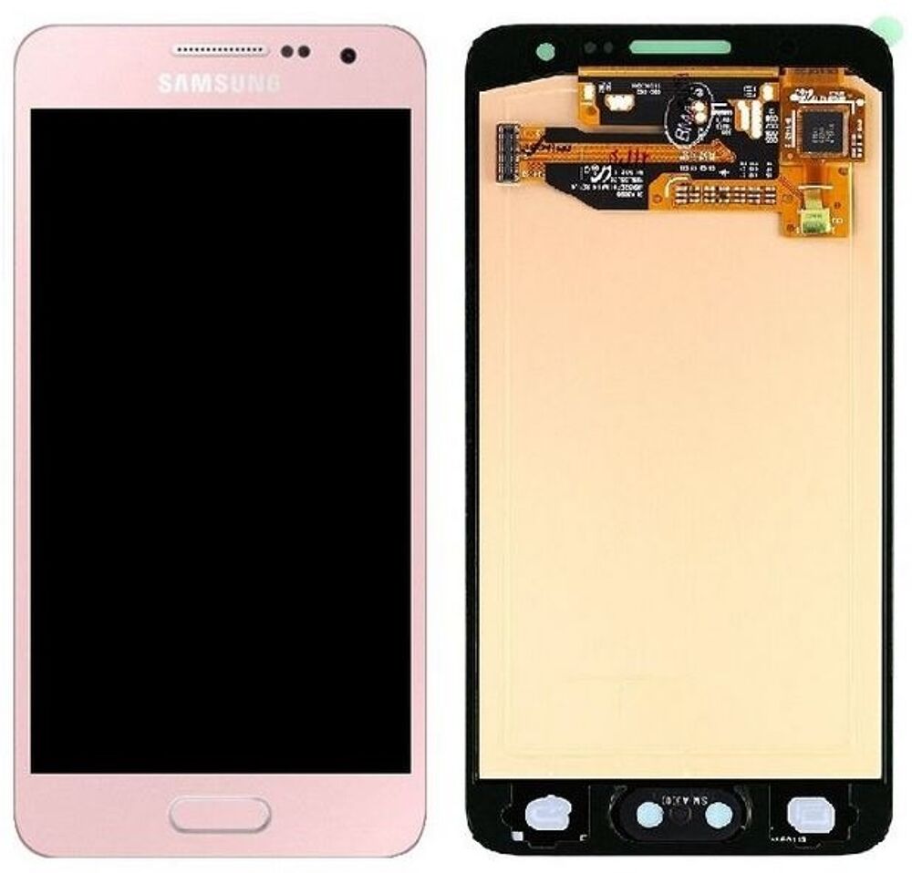 Módulo Pantalla Display incl. adhesive (Original) - Pink, Samsung Galaxy A3; SM-A300 Original Service Pack GH97-16747E