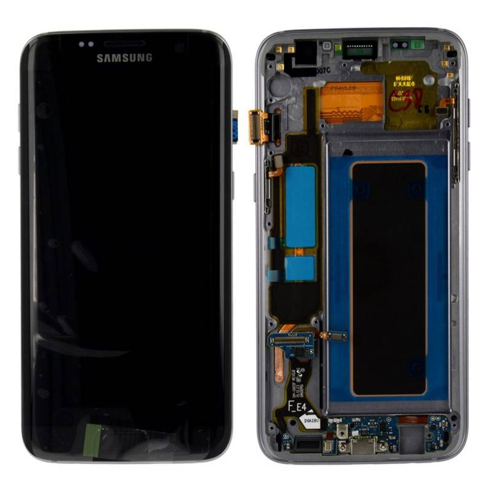 Módulo Pantalla Display excl. adhesive (Original) - Black, Samsung Galaxy S7 Edge; SM-G935 Original Service Pack GH97-18533A
