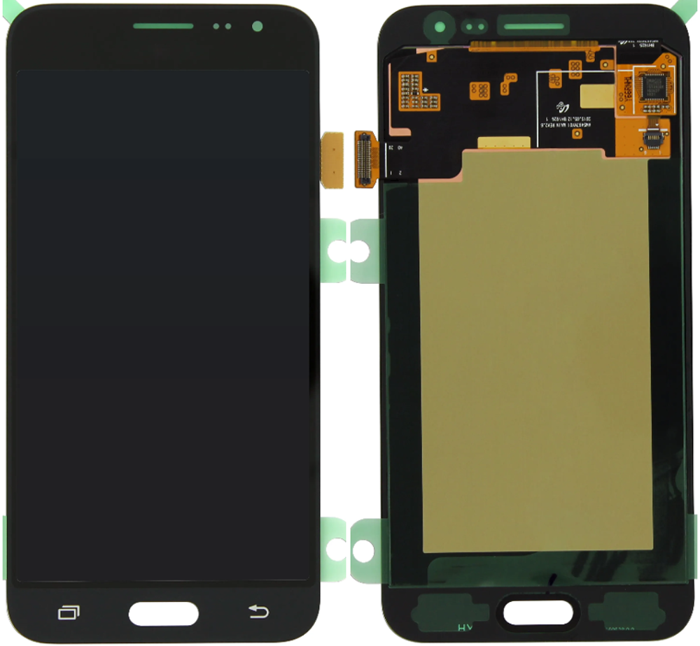 Módulo Pantalla Display incl. adhesive (Original) - Black, Samsung Galaxy J3 (2016); SM-J320 Original Service Pack GH97-18414C