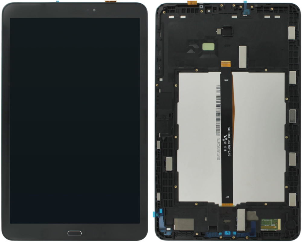 Módulo Pantalla Display excl. adhesive (Original) - Black, Samsung Galaxy Tab A 2016 10.1 inch; SM-T580 Original Service Pack GH97-19022A