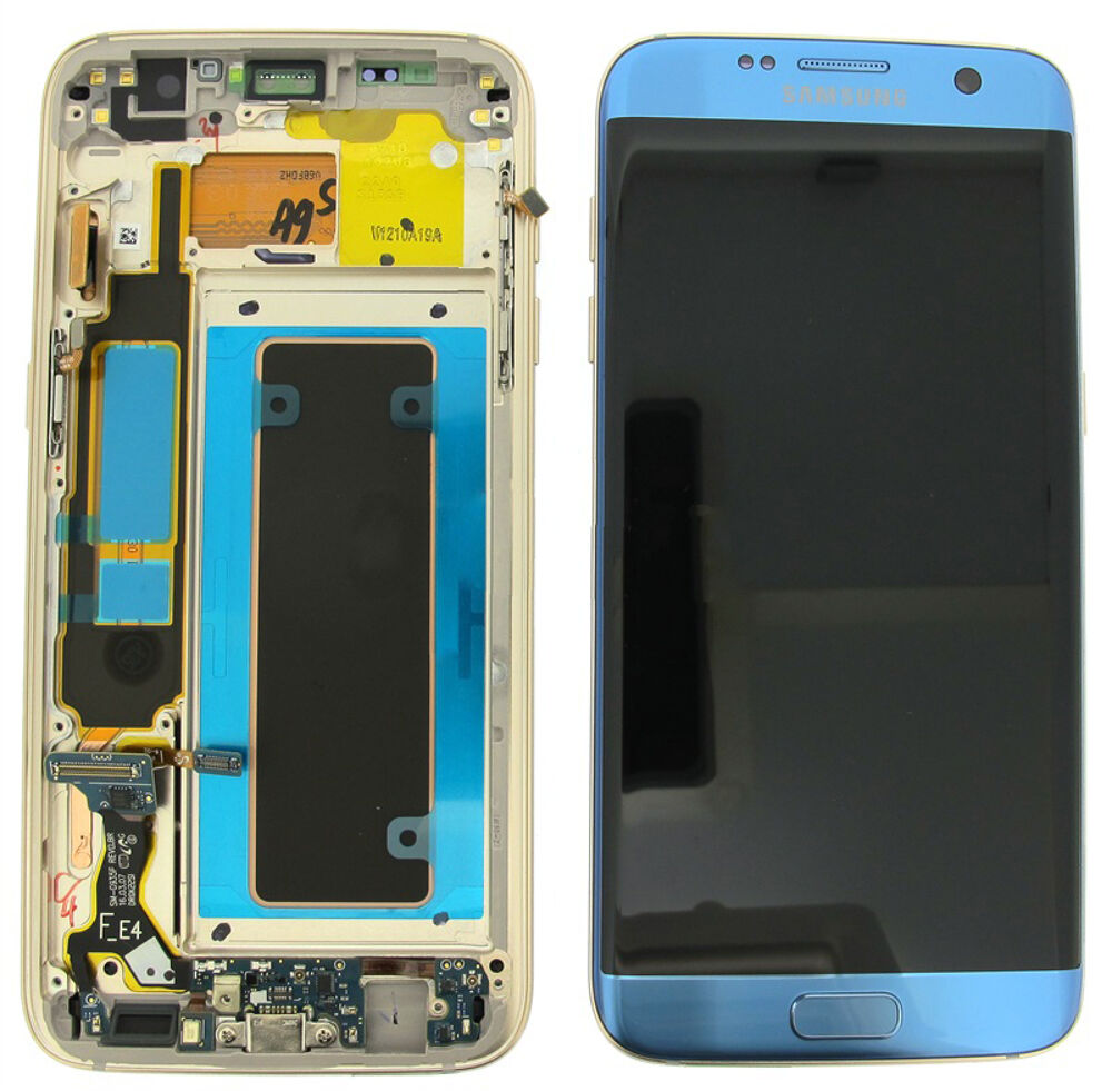 Módulo Pantalla Display excl. adhesive (Original) - Blue, Samsung Galaxy S7 Edge; SM-G935 Original Service Pack GH97-18533G